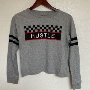 Women's M, On Fire, HUSLTE, Long Sleeve T